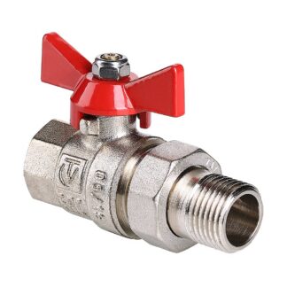 Кран шаровой BASE с американкой 1/2" Valtec