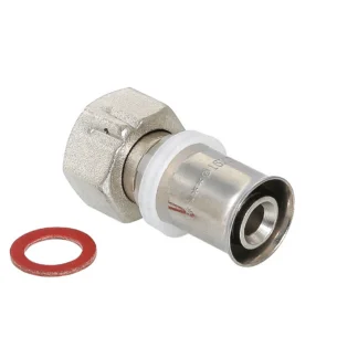 Соединитель пресс с накидной гайкой 26х1" Valtec VTm.222.N.002606