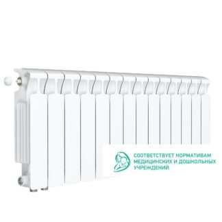 Радиатор Нижн.подкл. биметал. Rifar Monolit 350 MVL (левое) 14 секции