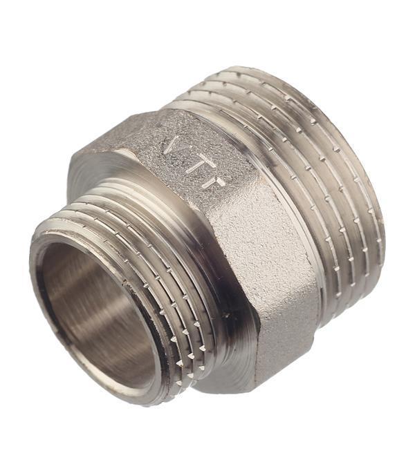 Ниппель переходной никель 3/8"-1/4" Valtec