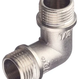 Угольник нр.- нр. 1" никель Valtec