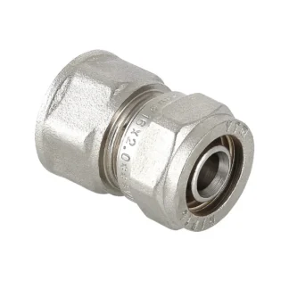 Соединитель обжимной прямой с вн. резьб. 16х1/2" Valtec VTm.302.N.001604