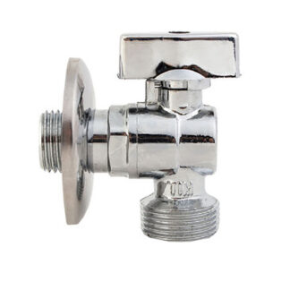 Кран угловой 1/2"-1/2" нр-нр Хром BL5811 TIM