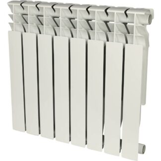 ROMMER Plus 500 8 секций радиатор алюминиевый (RAL9016)