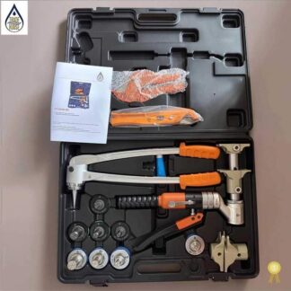 Монтажный гидравлический инструмент для аксиальных фитингов FT-1240B-QC 8 насадок Stabil TRADE HOUSE