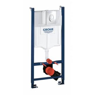 38745001 Rapid SL 3-1 Инсталляция для подвесного унитаза (GROHE) круглая кнопка