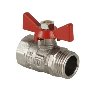 Кран шаровой Valtec Compact 1/2" вн-вн рукоятка бабочка