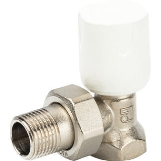 RS102 1/2" Кран для стальных труб угловой верхний (Италия) Luxor