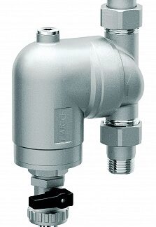 Фильтр 100мкм, под манометр, Max: 95 °C, 25 бар. Поворотное соединение 1/2" НР FAR 39A3 12100