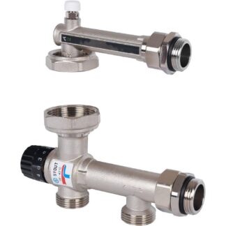 SDG-0120-005010 STOUT Насосно-смесительный узел с термостатическим клапаном 20-55°C, без насоса
