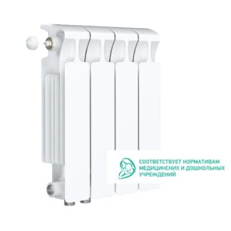 Радиатор Нижн.подкл. биметал. Rifar Monolit 350 MVL (левое) 4 секции