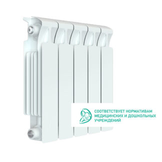 Радиатор биметал. Rifar Monolit 350 5 секции 3/4