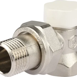 SVL-1156-000015 STOUT Клапан запорно-балансировочный, угловой 1/2" нижний