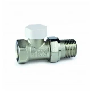DD121 3/4" Кран для стальных труб прямой нижний (Италия) Luxor