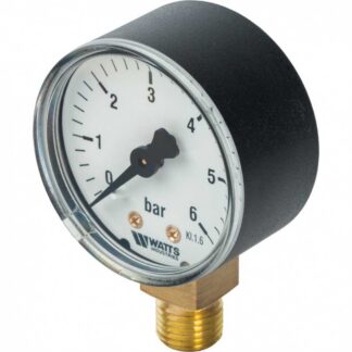 10007378 Манометр 1/4" радиальный 50мм (0-6 бар) F+R200(MDR) 50 Watts