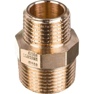 266523 Viega Ниппель переходной (бронза) 3/4" х 1/2"