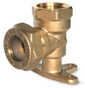Угольник с креплением IWS 15х1/2" ВН.