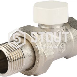 SVL-1176-000015 STOUT Клапан запорно-балансировочный, прямой 1/2" нижний