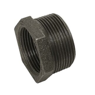 Футорка чёрная 1"х1/2"