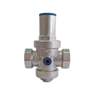 STOUT Редуктор давления PN16 вн/вн 1/2" с выходом под манометр