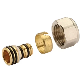 SFC-0022-001620 STOUT Фитинг компрессионный для труб PEX-AL-PEX 16х2,0х1/2