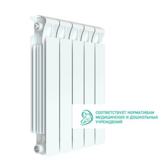 Радиатор биметал. Rifar Monolit 500 5 секции 3/4