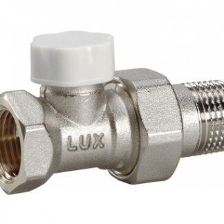 DD121 1/2" Кран для стальных труб прямой нижний (Италия) Luxor