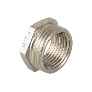 Футорка 1 1/4"-1" никель Valtec