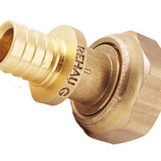366075-001 Муфта комб. с нак. гайкой Rautitan 16-1/2" БРОНЗА Rehau