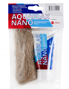 Aquaflax nano паста 80 гр.+ 20 г лён