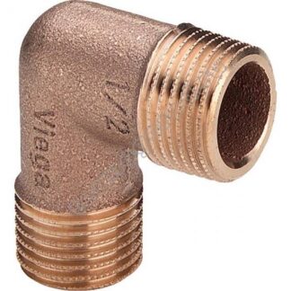 317973 Viega Угольник НР 90° (бронза) 1/2"