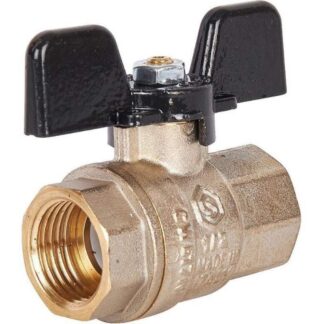 SVB-0002-000015 STOUT Кран шаровый полнопроходной, ВН-ВН, бабочка 1/2"
