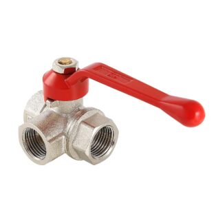 Кран шаровой трехходовой T-образный 1/2" Valtec