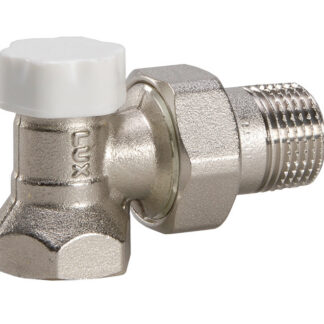 DS122 1/2" Кран для стальных труб угловой нижний (Италия) Luxor